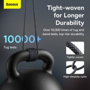 Baseus Dynamic Series Fast Charging Data Cable USB-A - USB-C 100W 2m Slate gray - Image 2