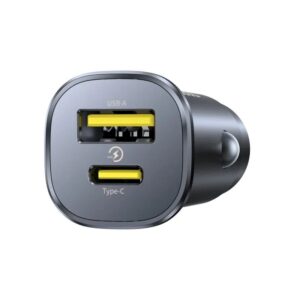 Baseus GoTrip Car Charger USB-C/USB-A 30W Cosmic Black