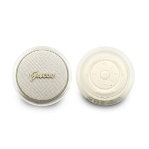 Guess Script Metal Logo Bluetooth Speaker 5W Gold