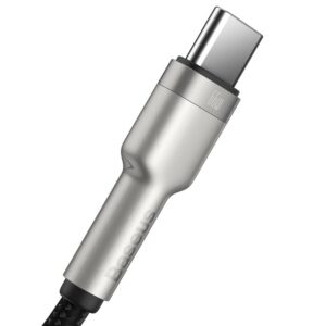 Baseus CAKF000001 Cafule Data Cable USB-USB-C 66W 0,25m juodos spalvos - Image 2