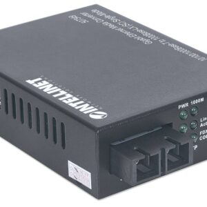 Intellinet 507349 tinklo medijos keitiklis 1000 Mbit/ai 1310 nm Vienas režimas Juoda - Image 2