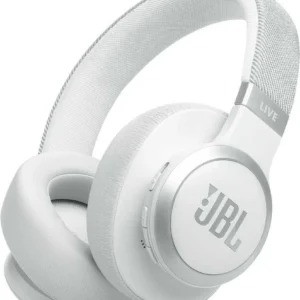 JBL Live 770NC belaidės ausinės su True ANC, baltos spalvos