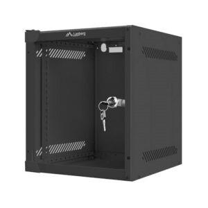 LANBERG SIENINĖ SPINTA 10" 6U (280X310, JUODA) - Image 3