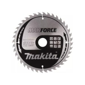 Pjovimo diskas medienai MAKITA 210x30x2,4mm 40T 20°