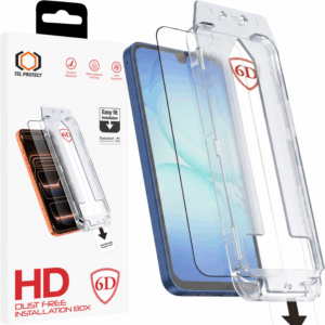 Grūdintas stiklas Tel Protect Dust-Free Easy Fit Full Glue 6D skirtas Samsung Galaxy A16 4G/5G black