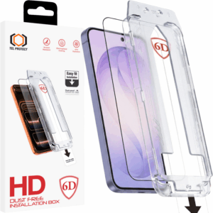 Grūdintas stiklas Tel Protect Dust-Free Easy Fit Full Glue 6D skirtas Samsung Galaxy S26 black (with fingerprint unlock)