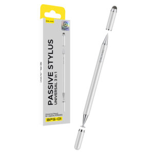 Blavec pasyvus rašiklis Pen Stylus BPS-01 universalus  3in1 (BPS01-UW) baltos spalvos