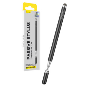 Blavec pasyvus rašiklis Pen Stylus BPS-02 universalus  2in1 (BPS02-UB) juodos spalvos