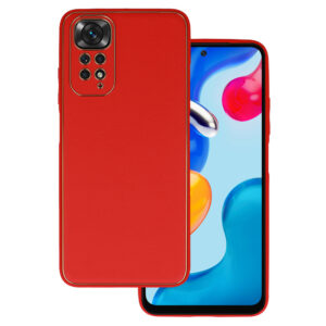 TEL PROTECT Luxury Case skirtas Xiaomi Redmi Note 11 Pro/Note 11 Pro 5G raudonos spalvos