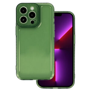 Crystal Diamond 2mm Case skirtas Apple iPhone 13 Pro Max žalios spalvos