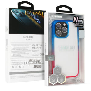 IDEAR Case W15 skirtas Apple iPhone 14 Plus mėlynos spalvos-raudonos spalvos