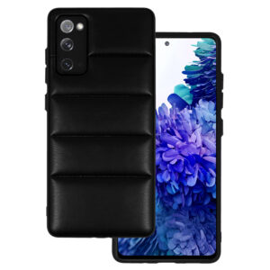 Leather 3D Case skirtas Samsung Galaxy S20 FE/Lite raštas 2 juodos spalvos