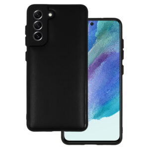 Leather 3D Case skirtas Samsung Galaxy S21 FE raštas 1 juodos spalvos