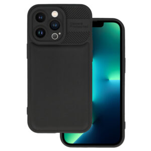 Camera Protected Case skirtas Apple iPhone 13 Pro Max juodos spalvos