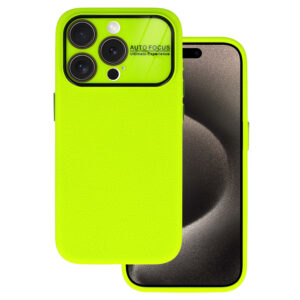 Tel Protect Lichi Soft Case skirtas Apple iPhone 15 Plus laimo spalvos