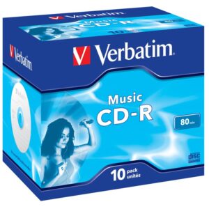 CD-R audio 80min verbatim music life plus