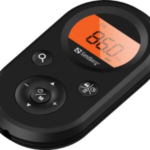 Sandberg Pocket Radio FM+AM Recharge, Rechargeable Baterie, Display, Black