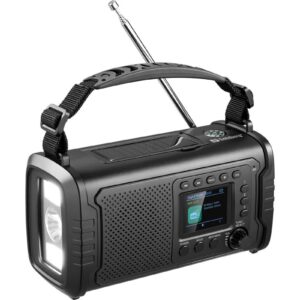 Sandberg Survivor DAB Radio All-in-1 20000 mAh, outdoor radio, BT speaker, powerbank, Black