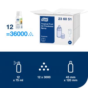 Oro gaiviklis Tork Premium Air-Fresh A1 (236051), 75 ml, vaisių kvapas - Image 2