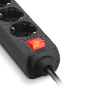 Prailgintuvas REAL-EL RS-PROTECT 605 juodos spalvos 3m, su apsauga nuo viršįtampių - Image 8