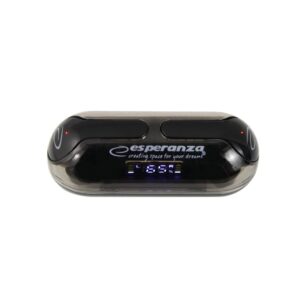 Esperanza EH239K Bluetooth ausinės į ausis TWS Black - Image 2