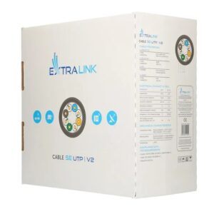 Extralink EX.10055 tinklo kabelis Pilka 305 m Cat5e U/UTP (UTP) - Image 3