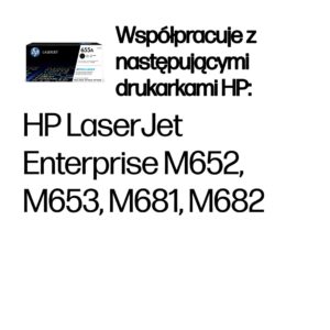 HP 655A Black Original LaserJet Toner Cartridge - Image 2