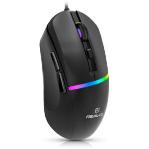 Kompiuterinė pelė REAL-EL RM-530 juodos spalvos - Image 3