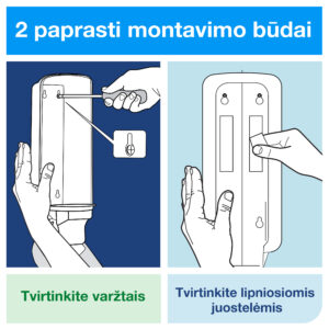 Skysto muilo laikiklis Tork S2 (561008), 475 ml, juodos spalvos, plastikinis - Image 4