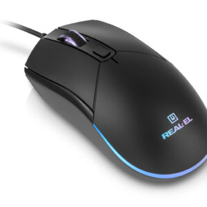 Kompiuterinė pelė REAL-EL RM-515 juodos spalvos - Image 3