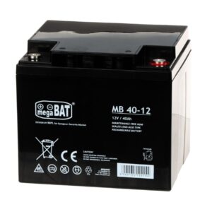 MegaBat MB 40-12 UPS akumuliatorius Rūgštinis akumuliatorius (VRLA) 12 V 40 Ah - Image 2