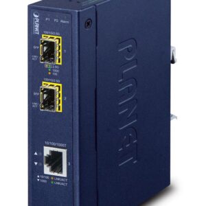 PLANET IGT-1205AT tinklo medijos keitiklis 1000 Mbit/ai Mėlyna - Image 2