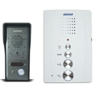 ORNO DOOR COMMUNICATION SET, SINGLE-FAMILY HEADPHONELESS, WHITE, ELUVIO && - Image 2