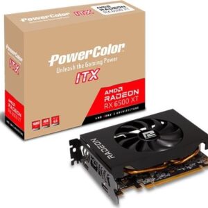 PowerColor AXRX 6500XT 4GBD6-DH vaizdo plokštė AMD Radeon RX 6500 XT 4 GB GDDR6 - Image 2