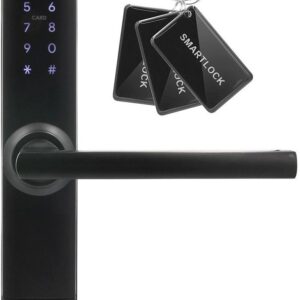 Klamka z kontrolerem dostępu EURA ELH-20H4 Black - Image 2