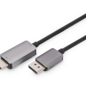 Digitus DB-340305-018-S vaizdo kabelio adapteris 1,8 m DisplayPort HDMI Juoda - Image 3