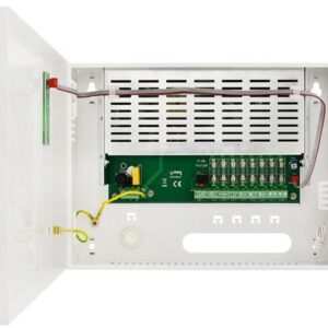 ZASILACZ IMPULSOWY STABILIZOWANY DO 8 KAMER HD Pulsar HPSDC-12V8X1A 12V/8A/8×1A/TOPIC - Image 2