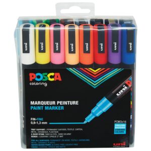 POSCA PC-3M Įvairių spalvų 16 vnt - Image 2