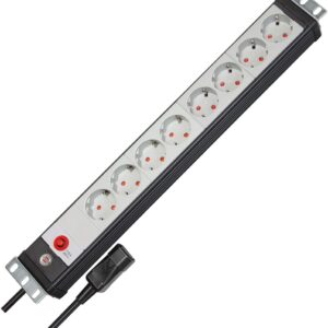Brennenstuhl 1156057128 elektros tinklo ilgintuvas 3 m 8 AC išvestis(ys / čių) Vidaus Juoda - Image 2
