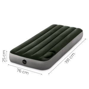 INTEX 64760 vienvietis pripučiamas čiužinys 191x76x25 cm su integruota kojine pompa - Image 10
