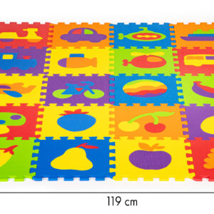 Edukacinis EVA putų dėlionės kilimėlis 20 dalių 148x119 cm ECOTOYS - Image 10