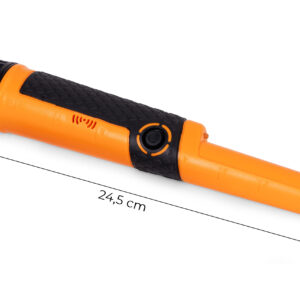 Vandeniui atsparus rankinis metalo detektorius su LED žibintuvėliu - Image 10