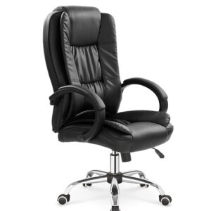Biuro kėdė Relax Halmar, 75 x 64 x 110 - 118 cm, juoda