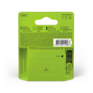 Įkraunami elementai GP RECHARGE AA, 1300mAh, 4 vnt. - Image 2