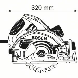 Bosch 0 601 668 901 Nešiojamasis diskinis pjūklas 19 cm 5000 RPM 1800 W - Image 2