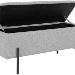Prieškambario suoliukas Watford, šv pilka sp.,36.5x95x46cm - Image 3