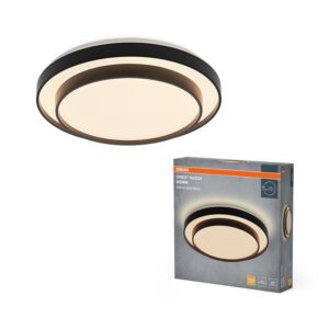 Šviestuvas lubų Osram, LED, 36W, 3000K, 2000lm, Ø485, juoda - Image 2
