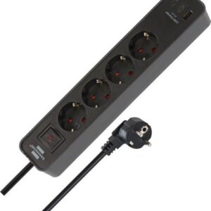 Buitinis ilgintuvas BRENNENSTUHL ECOLOR,4vt.,3USB A+C,1,5 m - Image 1