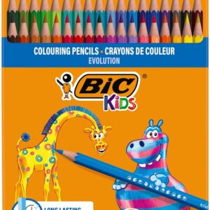 PIEŠTUKAI SPALVOTI BIC EVOLUT 36SPALVOS