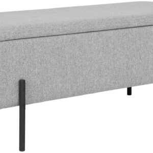 Prieškambario suoliukas Watford, šv pilka sp.,36.5x95x46cm - Image 2